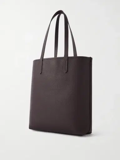 Burberry Reversible Full-Grain Leather and Checked Canvas Tote Bag - Men | Thumbnail 4 Burberry Reversible Full-Grain Leather and Checked Canvas Tote Bag - Men | Thumbnail 4