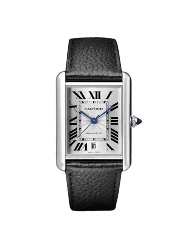 Cartier Tank Must Extra-Large Automatic Stainless Steel Watch, Ref. WSTA0040 - Men | Thumbnail 1 Cartier Tank Must Extra-Large Automatic Stainless Steel Watch, Ref. WSTA0040 - Men | Thumbnail 1