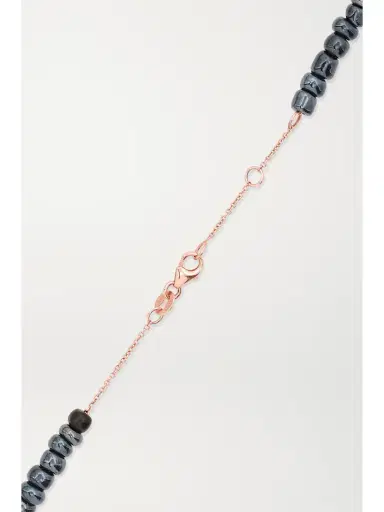 Diane Kordas 14-karat Rose Gold, Bead And Diamond Necklace | Thumbnail 3 Diane Kordas 14-karat Rose Gold, Bead And Diamond Necklace | Thumbnail 3