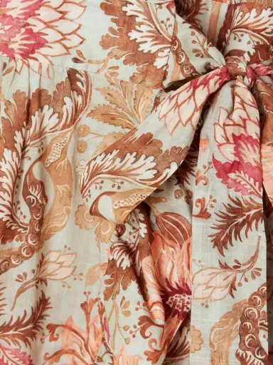 Zimmermann Daylight Ruffled Printed Cotton Mini Wrap Dress | Thumbnail 4 Zimmermann Daylight Ruffled Printed Cotton Mini Wrap Dress | Thumbnail 4