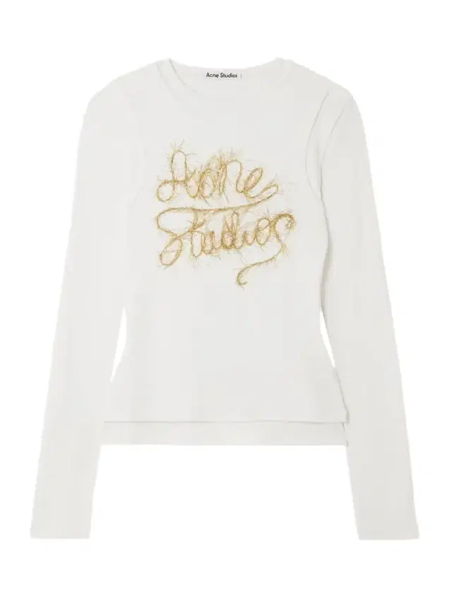 Tinsel-trimmed Layered Cotton-blend Jersey T-shirt