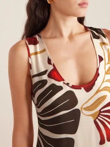 SIR. Julietta Printed Twill Maxi Dress | Thumbnail 5 SIR. Julietta Printed Twill Maxi Dress | Thumbnail 5