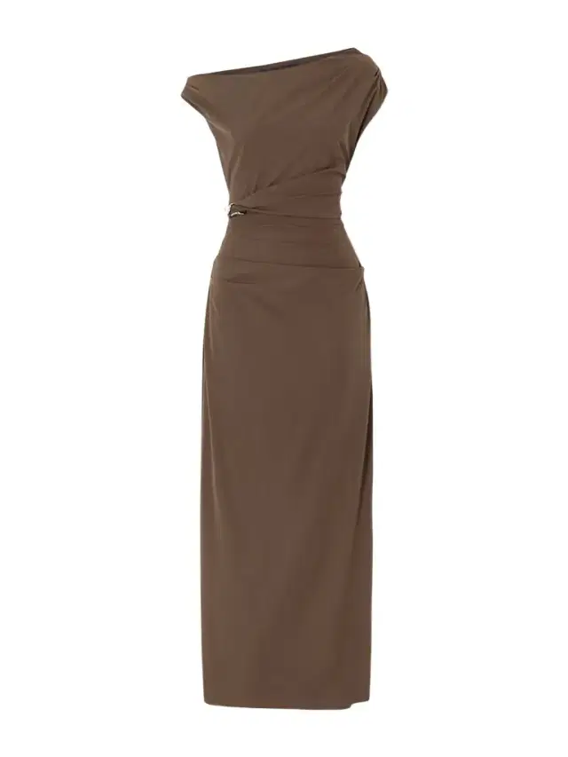Sol Gathered Embellished Shell Midi Dress