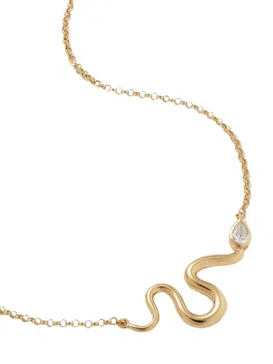 L’Atelier Nawbar Boa 18-karat Gold Diamond Necklace | Thumbnail 1