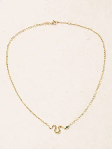 L’Atelier Nawbar Boa 18-karat Gold Emerald Necklace | Thumbnail 4 L’Atelier Nawbar Boa 18-karat Gold Emerald Necklace | Thumbnail 4