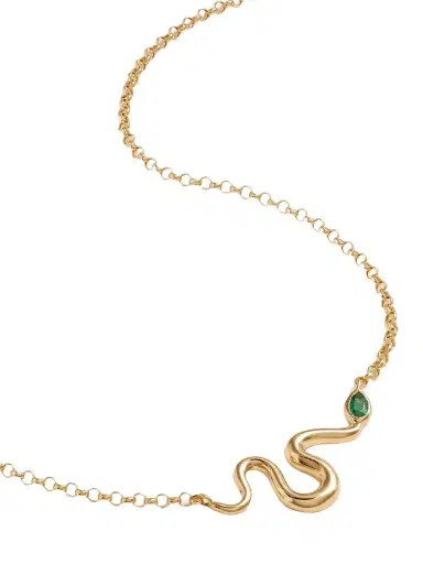 L’Atelier Nawbar Boa 18-karat Gold Emerald Necklace | Thumbnail 1 L’Atelier Nawbar Boa 18-karat Gold Emerald Necklace | Thumbnail 1
