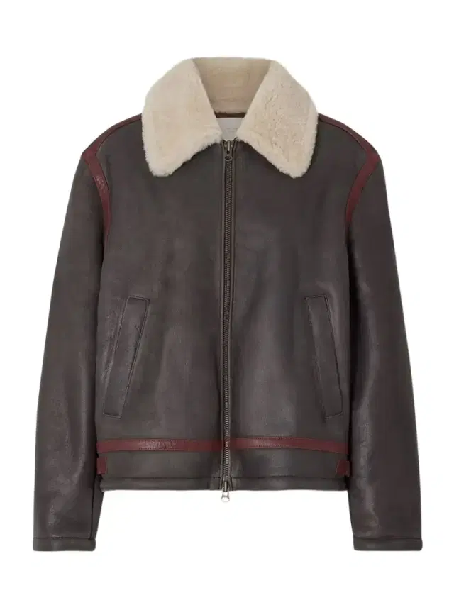 Printed Shearling Jacket