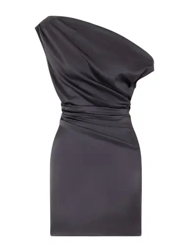 Staud Phare Draped Silk-blend Satin Mini Dress | Thumbnail 1 Staud Phare Draped Silk-blend Satin Mini Dress | Thumbnail 1