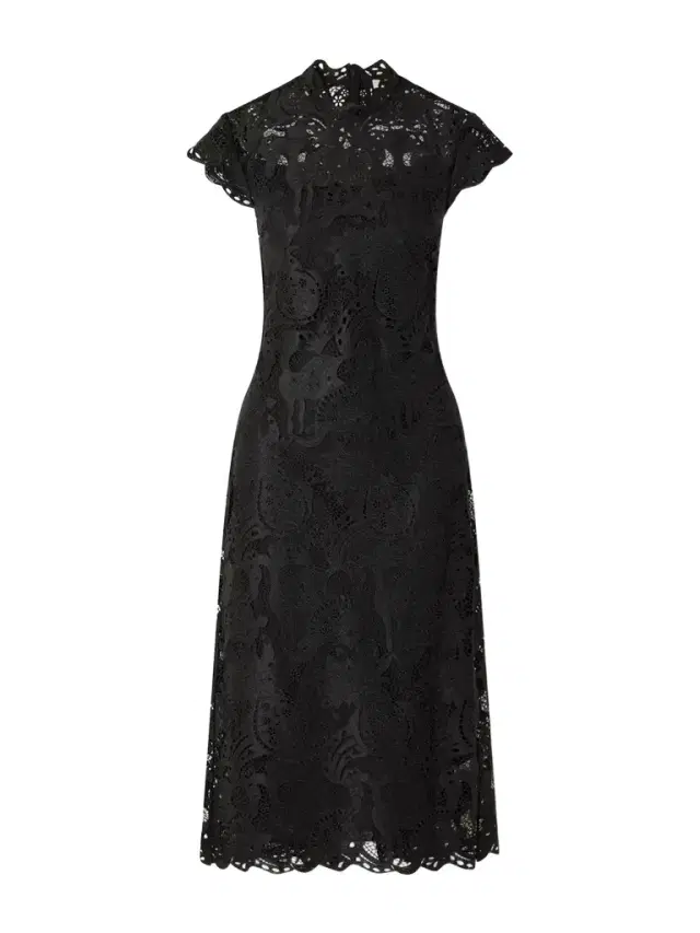Rosaline Guipure Lace Midi Dress