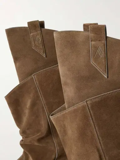The Attico Passeggiata Layered Suede Knee Boots | Thumbnail 5 The Attico Passeggiata Layered Suede Knee Boots | Thumbnail 5