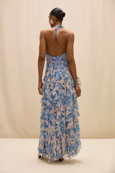 PatBo EDEN ROCK SEASHELL PLUNGE GOWN | Thumbnail 3