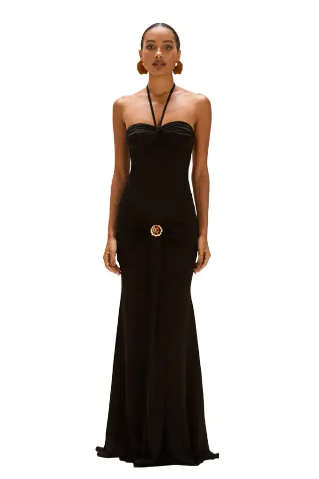 MOONLIT JERSEY MAXI SKIRT