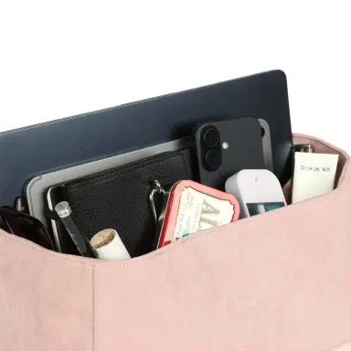 Madison Avenue Couture Bag Bestie Birkin Pink Ultrasuede Organizer | Thumbnail 18 Madison Avenue Couture Bag Bestie Birkin Pink Ultrasuede Organizer | Thumbnail 18