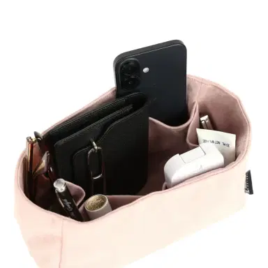Madison Avenue Couture Bag Bestie Birkin Pink Ultrasuede Organizer | Thumbnail 3 Madison Avenue Couture Bag Bestie Birkin Pink Ultrasuede Organizer | Thumbnail 3