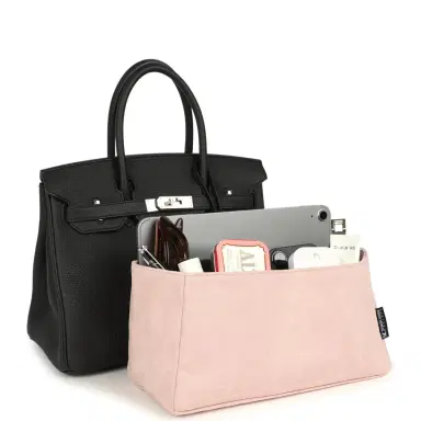 Madison Avenue Couture Bag Bestie Birkin Pink Ultrasuede Organizer | Thumbnail 9 Madison Avenue Couture Bag Bestie Birkin Pink Ultrasuede Organizer | Thumbnail 9