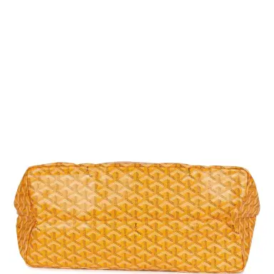 goyard Goyard Goyardine Yellow Saint Louis GM Tote Bag Palladium Hardware | Thumbnail 7