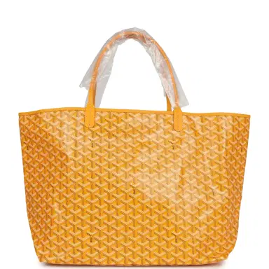 goyard Goyard Goyardine Yellow Saint Louis GM Tote Bag Palladium Hardware | Thumbnail 1