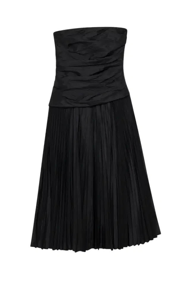 Simkhai Arie Strapless Cotton Bustier Midi Dress