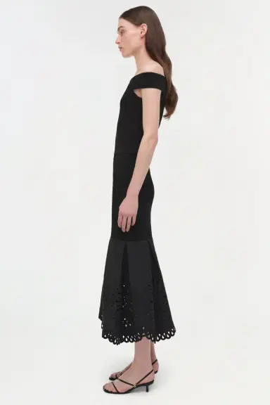 Simkhai Eveletta Embroidered Knit Midi Skirt | Thumbnail 5 Simkhai Eveletta Embroidered Knit Midi Skirt | Thumbnail 5