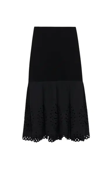 Simkhai Eveletta Embroidered Knit Midi Skirt | Thumbnail 1 Simkhai Eveletta Embroidered Knit Midi Skirt | Thumbnail 1