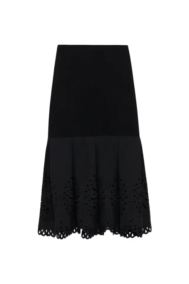 Eveletta Embroidered Knit Midi Skirt