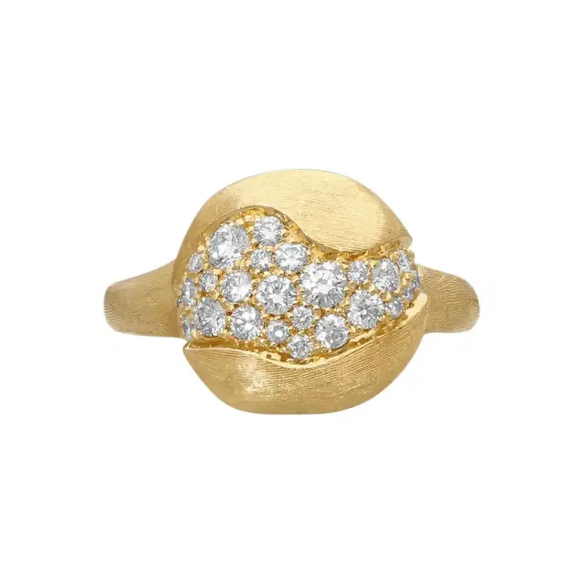 MARCO BICEGO Marco Bicego Africa 18K Yellow Gold Diamond Statement Ring Sz. 6.75 by The Solist