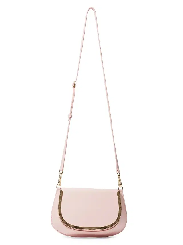 SIMKHAI Women's Logan Leather Crossbody Bag - Pale Pink
