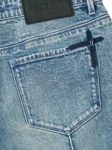 RTA Men's Clayton Light-Wash Skinny-Fit Jeans - Ocean Shine | Thumbnail 4 RTA Men's Clayton Light-Wash Skinny-Fit Jeans - Ocean Shine | Thumbnail 4