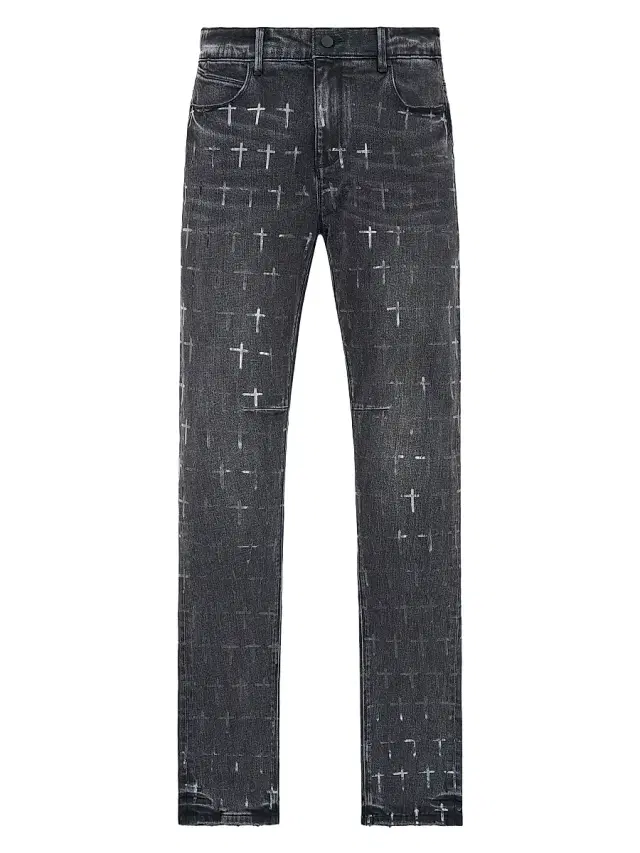 Men's Bryant Logo-Printed Skinny Jeans - Noir Coated Grey