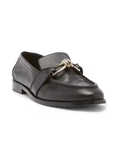Bottega Veneta Men's Astaire Knot Leather Loafers - Espresso Silver - Size 7 | Thumbnail 2 Bottega Veneta Men's Astaire Knot Leather Loafers - Espresso Silver - Size 7 | Thumbnail 2