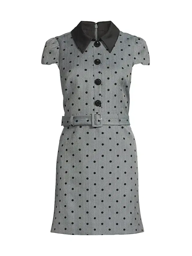 Likely Women's Drop 11 Poppette Polka Dot Minidress - Charcoal