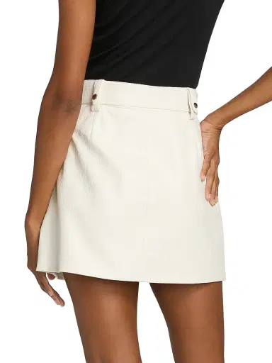 Cinq à Sept Women's Saffira Front-Zip Miniskirt - | Thumbnail 5
