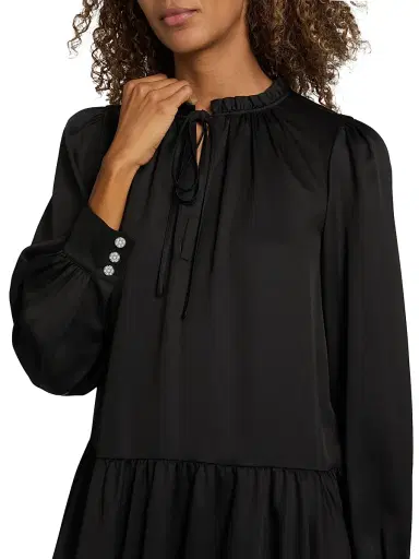 Cinq à Sept Women's Valetta Bubble-Hem Minidress | Thumbnail 6