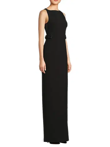Likely Women's Bryanna Satin Bow-Detail Column Gown | Thumbnail 4 Likely Women's Bryanna Satin Bow-Detail Column Gown | Thumbnail 4