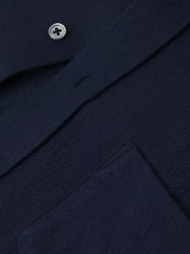 The Elder Statesman Men's Cashmina Pocket Shirt - Twilight - Size Small | Thumbnail 6 The Elder Statesman Men's Cashmina Pocket Shirt - Twilight - Size Small | Thumbnail 6