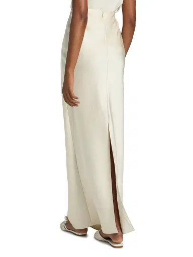 Vince Women's Satin Bias Column Maxi Skirt | Thumbnail 5