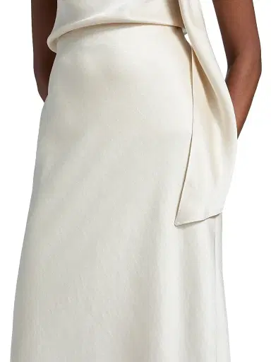 Vince Women's Satin Bias Column Maxi Skirt | Thumbnail 6