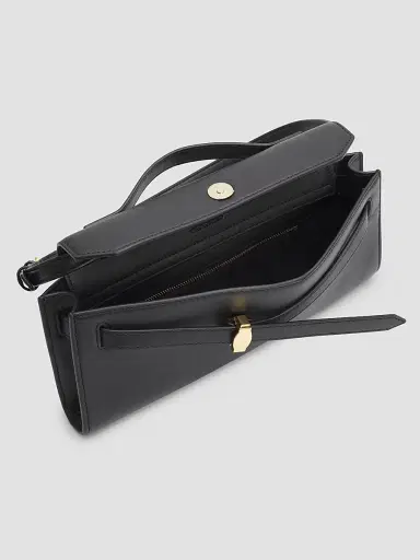 Veronica Beard Women's Dash Leather Convertible Clutch - Black | Thumbnail 3