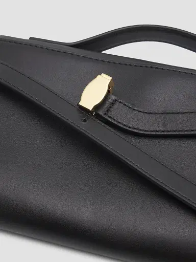 Veronica Beard Women's Dash Leather Convertible Clutch - Black | Thumbnail 6