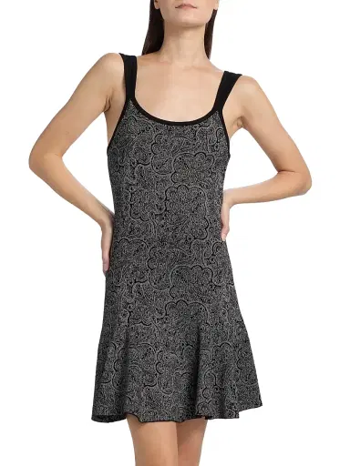 Ramy Brook Women's Lidia Metallic Knit Minidress | Thumbnail 3