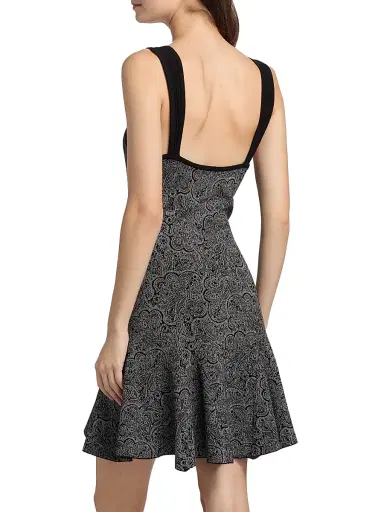 Ramy Brook Women's Lidia Metallic Knit Minidress | Thumbnail 5