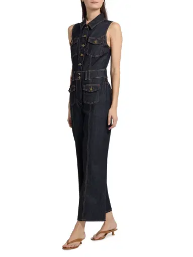 Ramy Brook Women's Stephania Denim Sleeveless Jumpsuit | Thumbnail 4 Ramy Brook Women's Stephania Denim Sleeveless Jumpsuit | Thumbnail 4