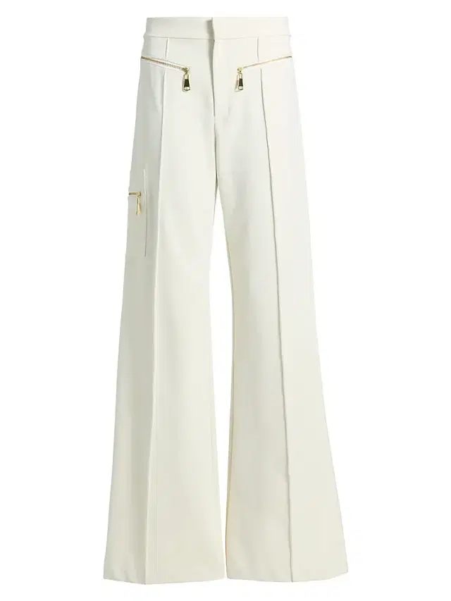 Ramy Brook Women's Emory Wide-Leg Pants - Winter White