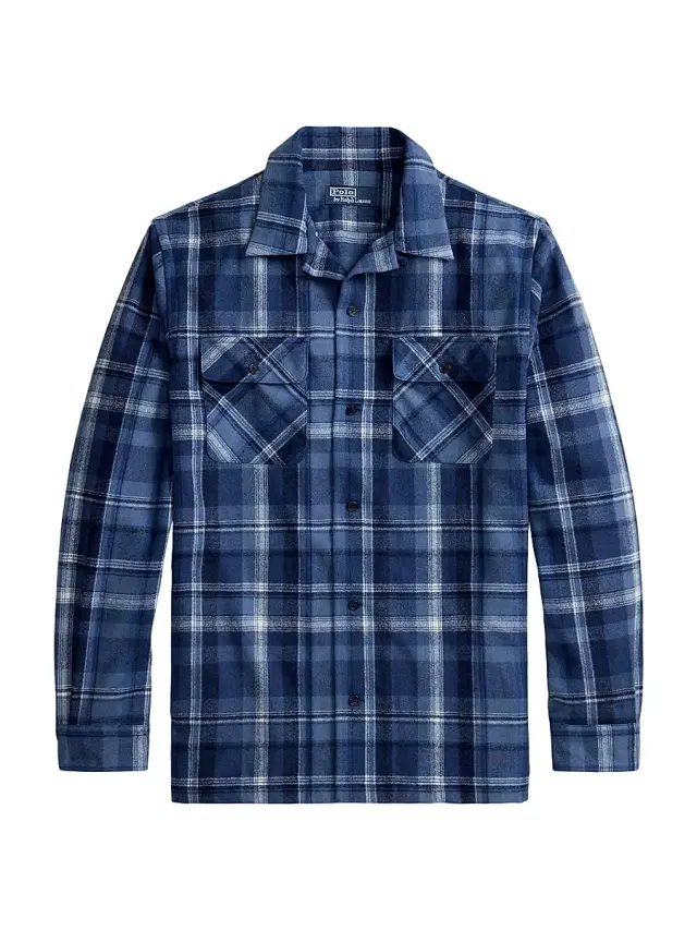 Polo Ralph Lauren Men's Plaid Wool Button-Front Shirt