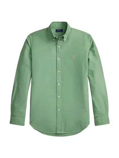 Polo Ralph Lauren Men's Cotton Oxford Shirt - Outback Green | Thumbnail 1