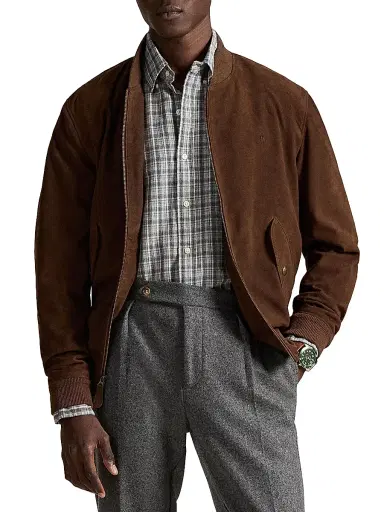 Polo Ralph Lauren Men's Brushed Cotton Oxford Shirt - Grey Heather Multi | Thumbnail 6 Polo Ralph Lauren Men's Brushed Cotton Oxford Shirt - Grey Heather Multi | Thumbnail 6