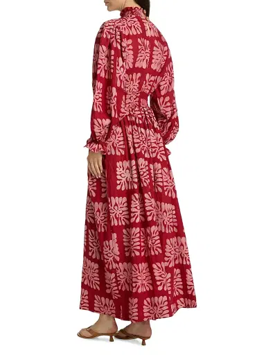 Elisamama Women's Abike Printed Maxi Dress | Thumbnail 5