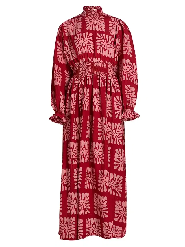 Elisamama Women's Abike Printed Maxi Dress