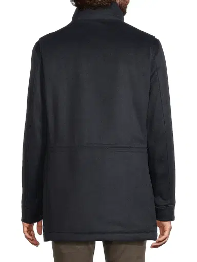 Sartorio Napoli Men's Tugai Cashmere Jacket - Navy Blue | Thumbnail 5