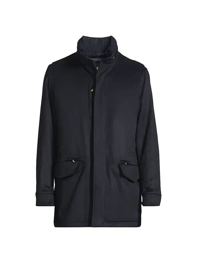 Men's Tugai Cashmere Jacket - Navy Blue